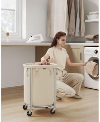 18.5 Gal. Laundry Basket with Wheels