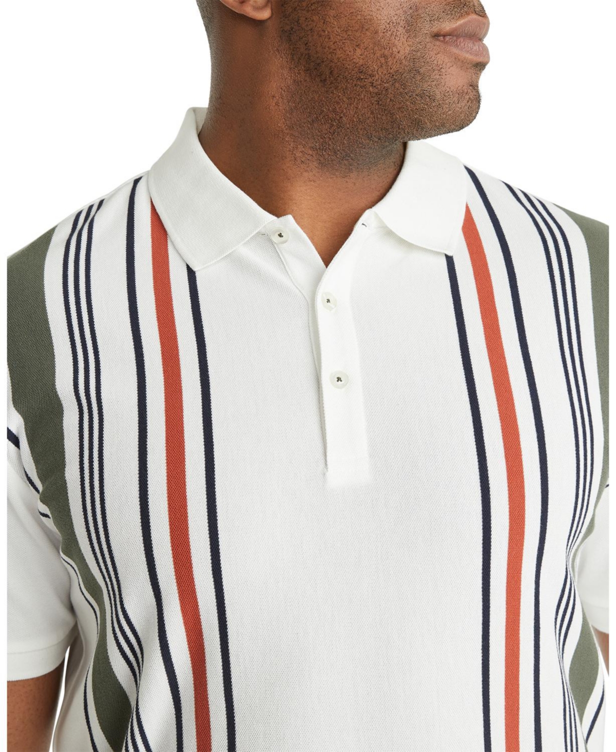 Johnny Bigg Men's Reeves Vertical Stripe Polo