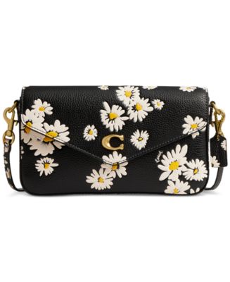 Coach offers leather purse floral cross body new with tag