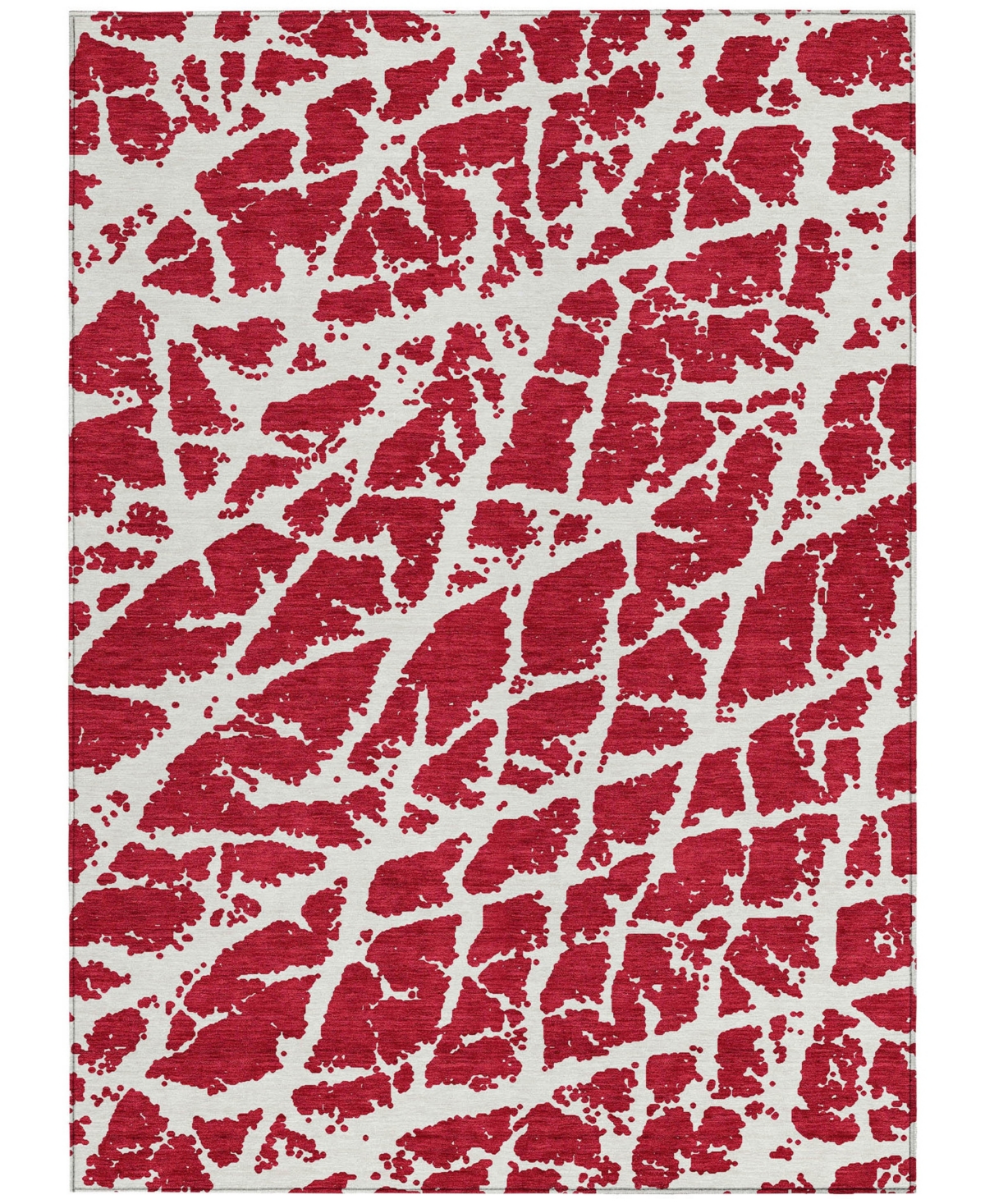 Addison Chantille Machine Washable Acn501 2'6x3'10 Area Rug In Red