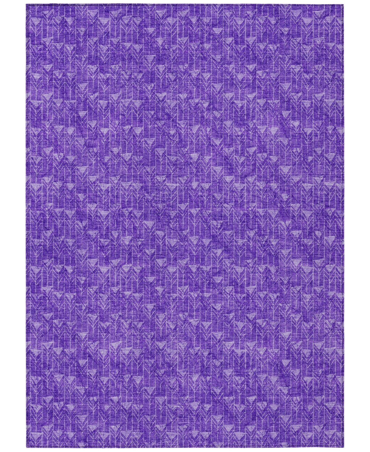 Addison Chantille Machine Washable Acn514 10'x14' Area Rug In Purple