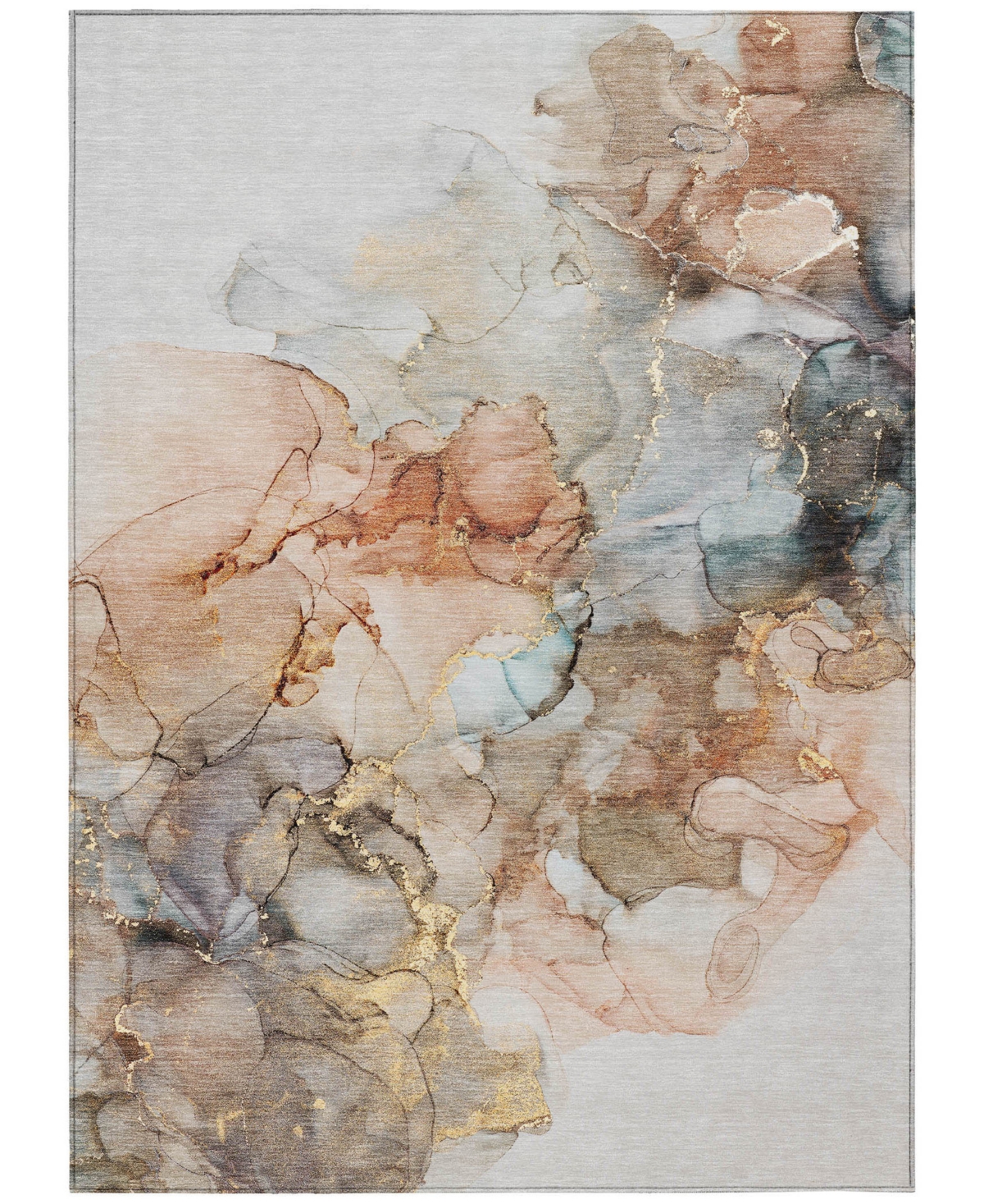 Addison Chantille Machine Washable ACN520 5'x7'6 Area Rug - Beige