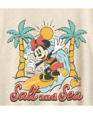 Trendy Plus Size Minnie Mouse Salt & Sea Graphic Top