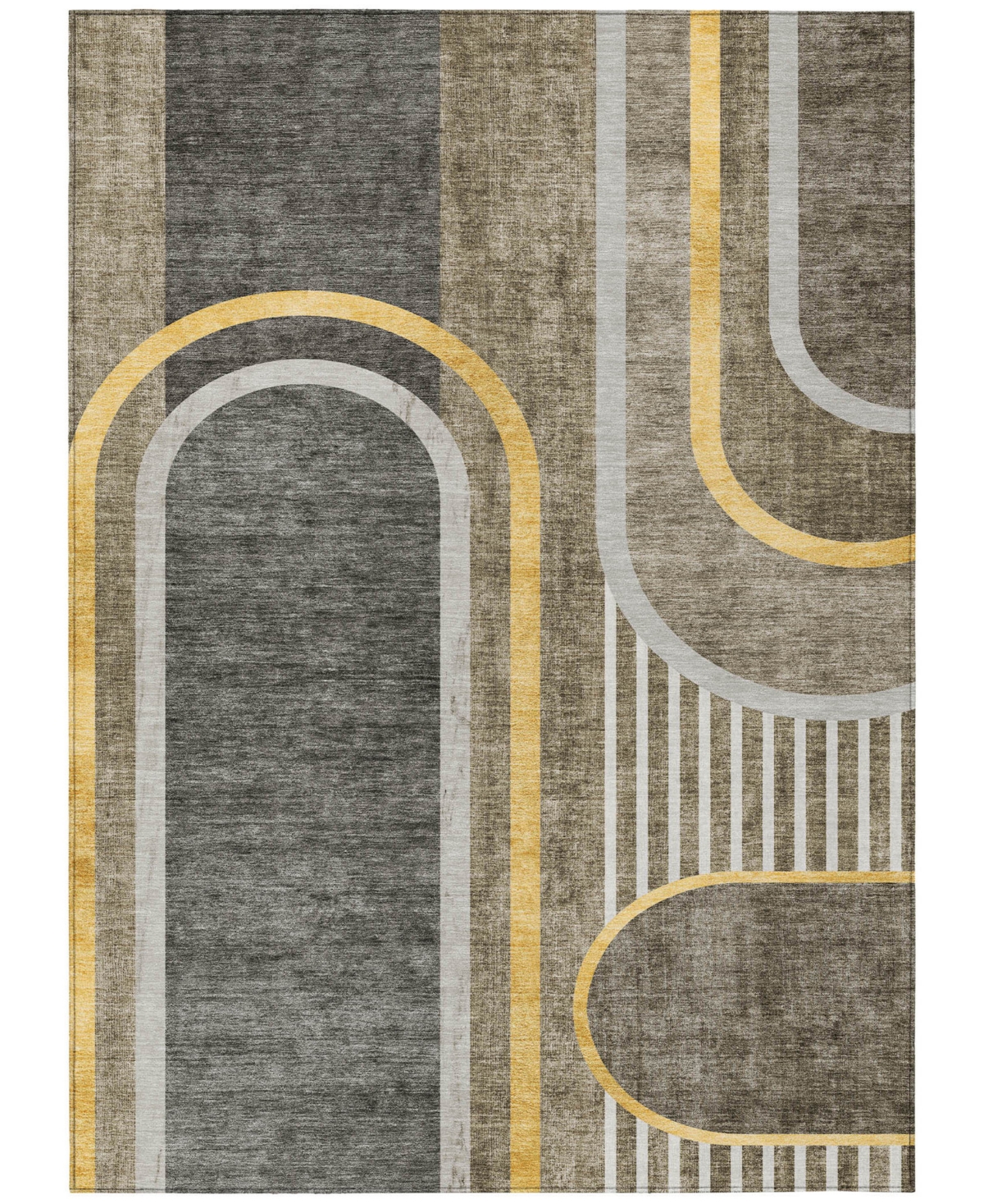 Shop Addison Chantille Machine Washable Acn532 10'x14' Area Rug In Taupe