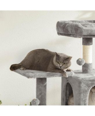 Cat Tree, Cat Tower, Cat Condo With Scratching Posts, Hammock, Plush Perch, Cat Activity Center