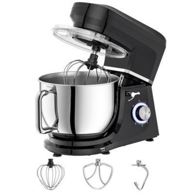7.5 Qt Tilt-Head Stand Mixer with Dough Hook-White