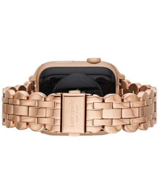 Women's Rose Gold-Tone Stainless Steel Band for Apple Watch, 42,44,45,49mm