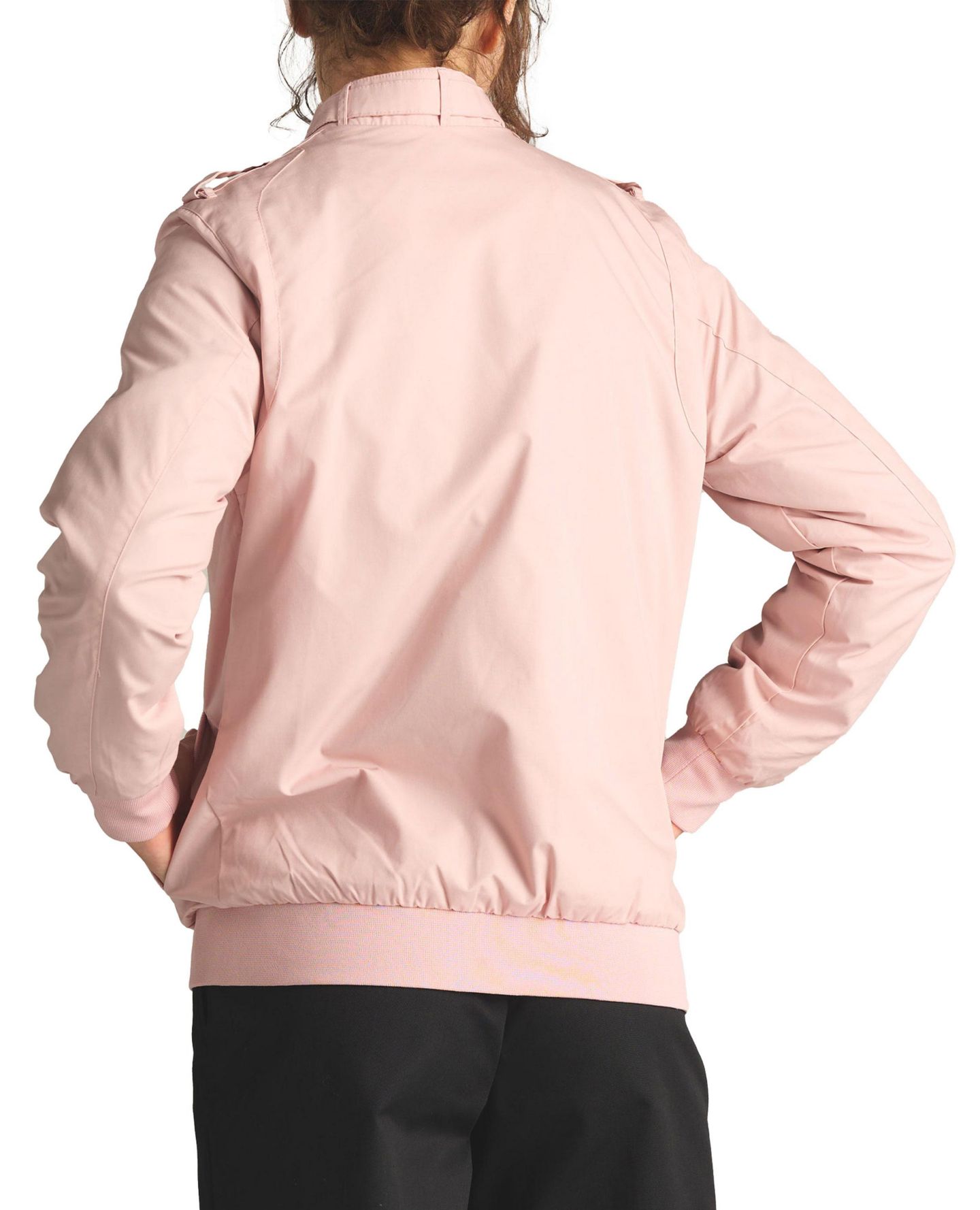 Женская куртка Members Only Classic Iconic Racer Jacket (Slim Fit), цвет: Светлый розовый — фото 4