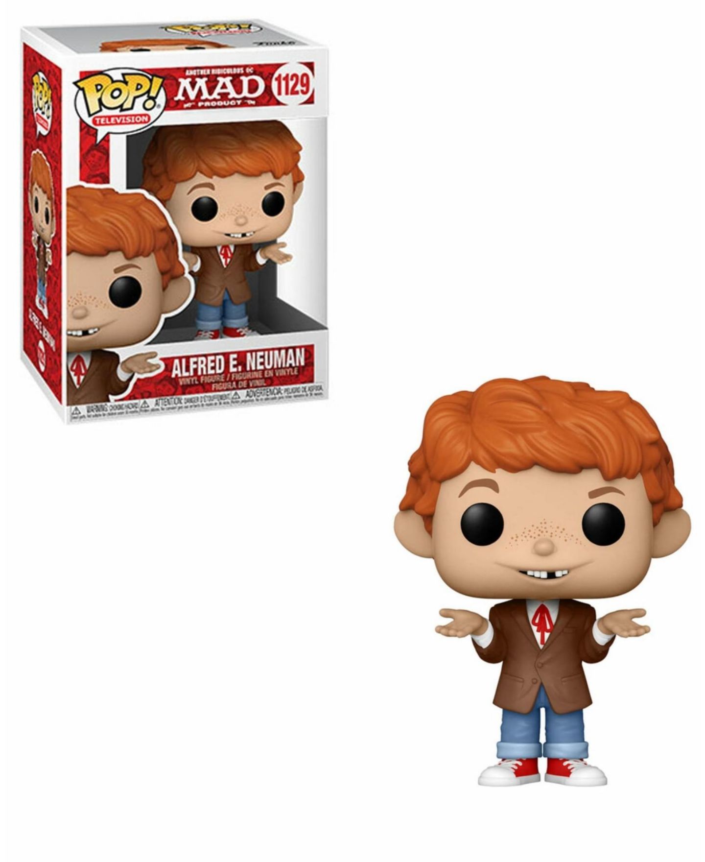 Детская фигурка Funko Pop Alfred E. Neuman Mad Tv 3.75" Action Figure Ages 3+, цвет: Open Miscellaneous — фото 3