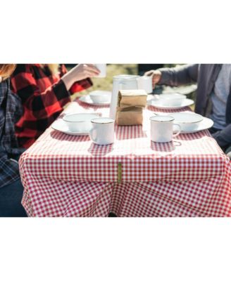Picnic Tablecloth with Clamps Combo Pack