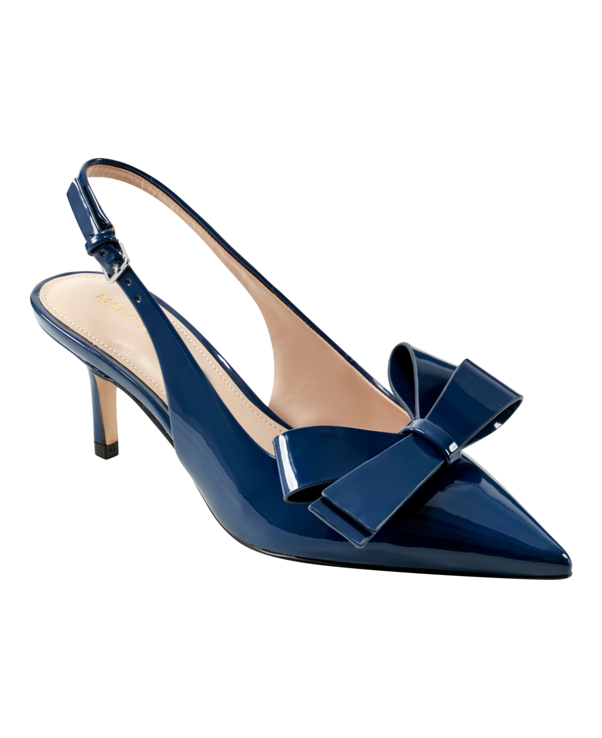 Marc Fisher Women's Allon Bow Slingback Pumps In Light Natural
