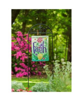 Fleur de Lis Garden Flag Arbor Stand- 12x44 in Garden and House Flag Accessories