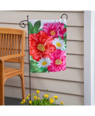 Blooming Garden Suede Flag 12.5 x 18 Inches Indoor Outdoor Decor