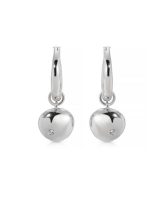 Polished Pebble Huggie Hoop Earrings