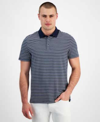Michael Kors Men's Modern-Fit Stripe Polo Macy's