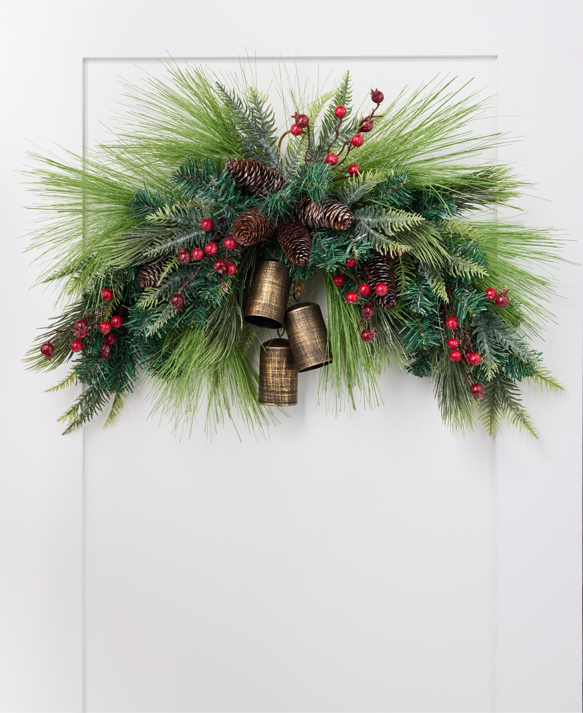 Holiday Lane Wall Decor Wreath with Bell, Created for Macy's