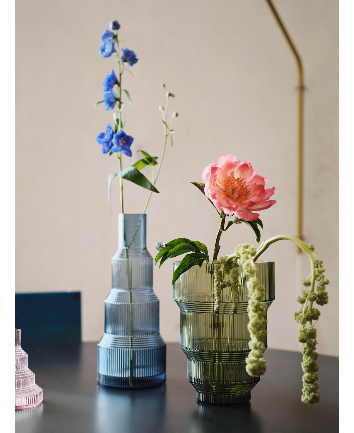 Orrefors Pavilion Vase Blue Xl Vase In Blue