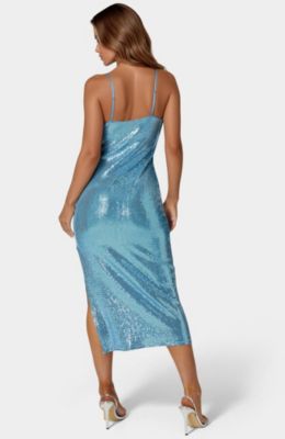 Women's Spaghetti Gown Long Slim Dress