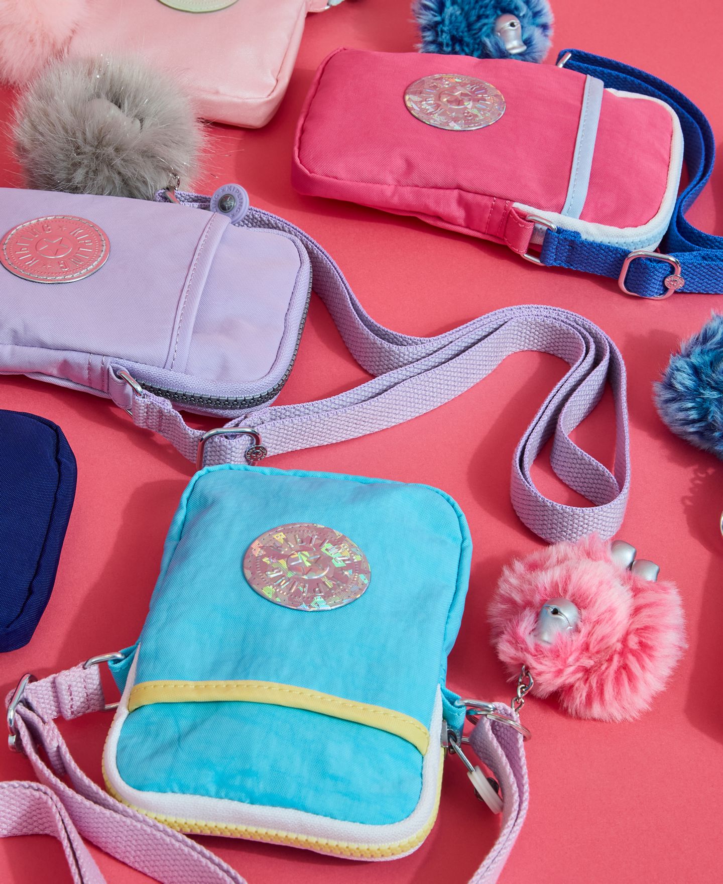 Женская сумка Kipling Tally Mini Crossbody Phone Handbag, цвет: Розовый — фото 3