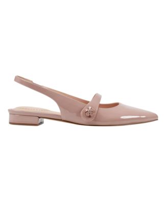 Women's Aubriana Pointed Toe Slingback Mary Jane Flats