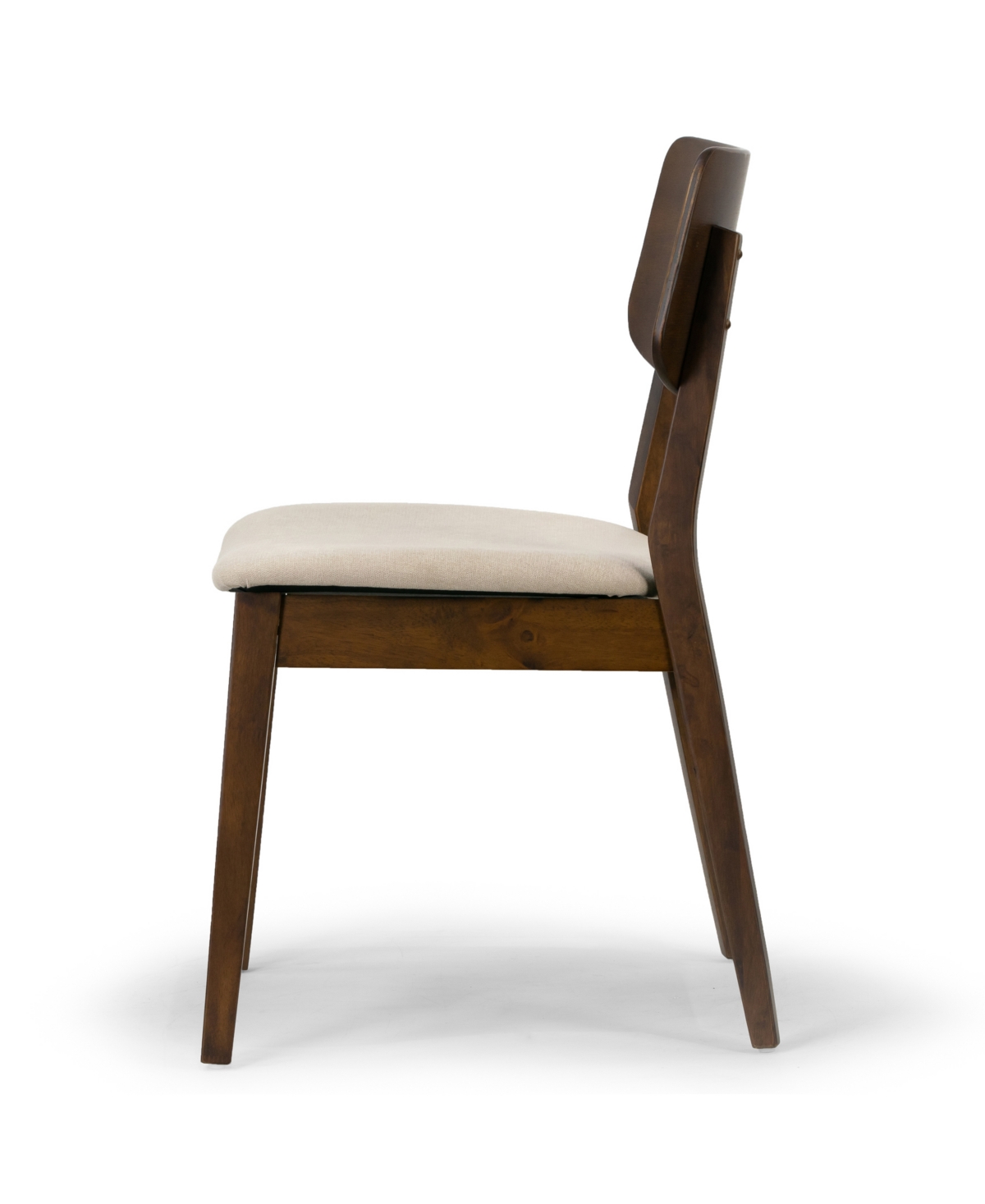 Glamour Home 32.28" Astin Rubberwood, Fabric Dining Chair, Set Of 2 In Multi