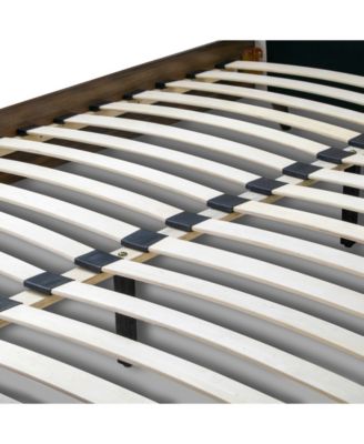 46.5" Arty Polyester, Rubberwood Twin Bed