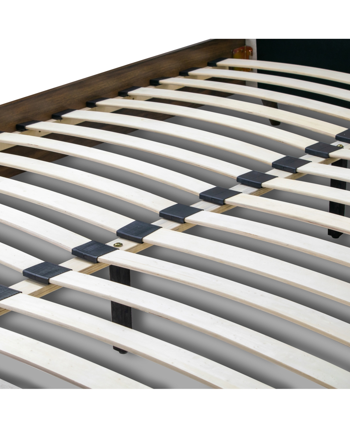 Glamour Home 46.5" Arty Polyester, Rubberwood Twin Bed In Beige