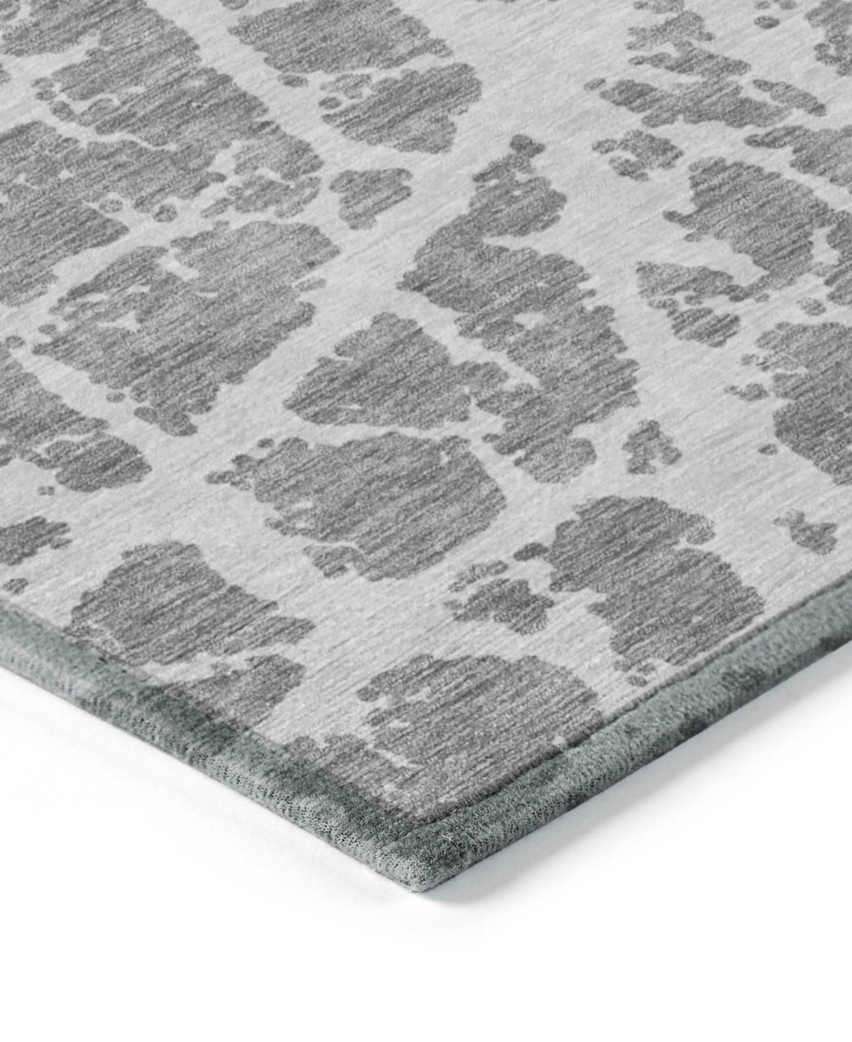 Addison Chantille Machine Washable Acn501 2'3x7'6 Runner Area Rug In Charcoal