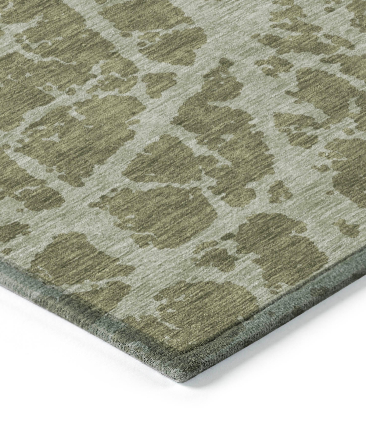 Addison Chantille Machine Washable Acn501 9'x12' Area Rug In Olive