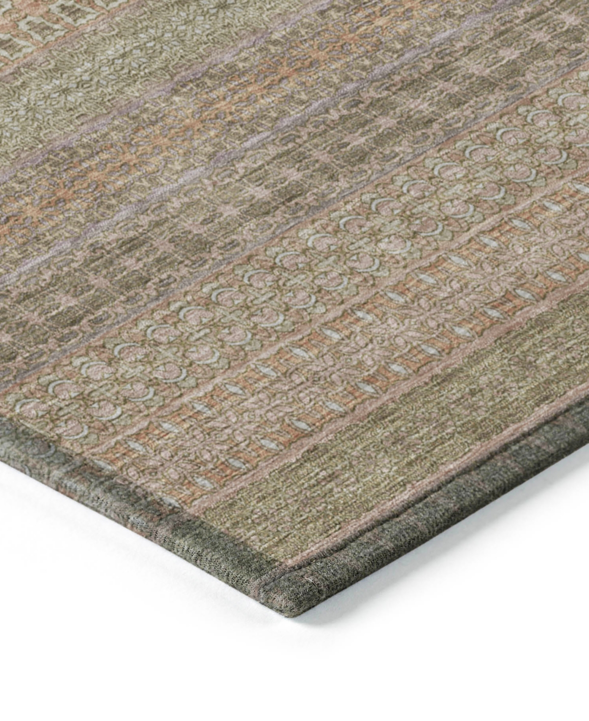 Addison Chantille Machine Washable Acn527 5'x7'6 Area Rug In Khaki