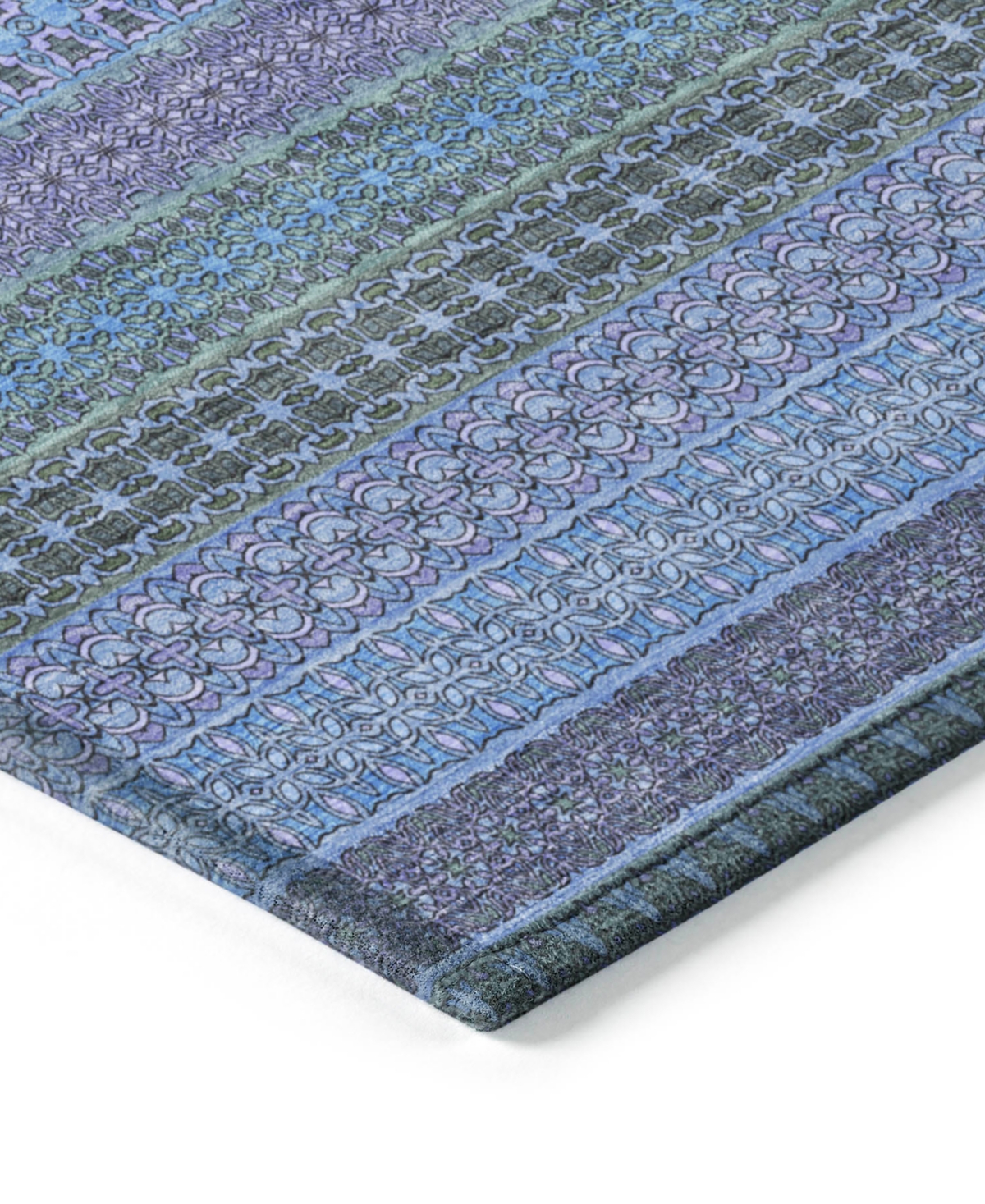 Addison Chantille Machine Washable Acn527 10'x14' Area Rug In Blue