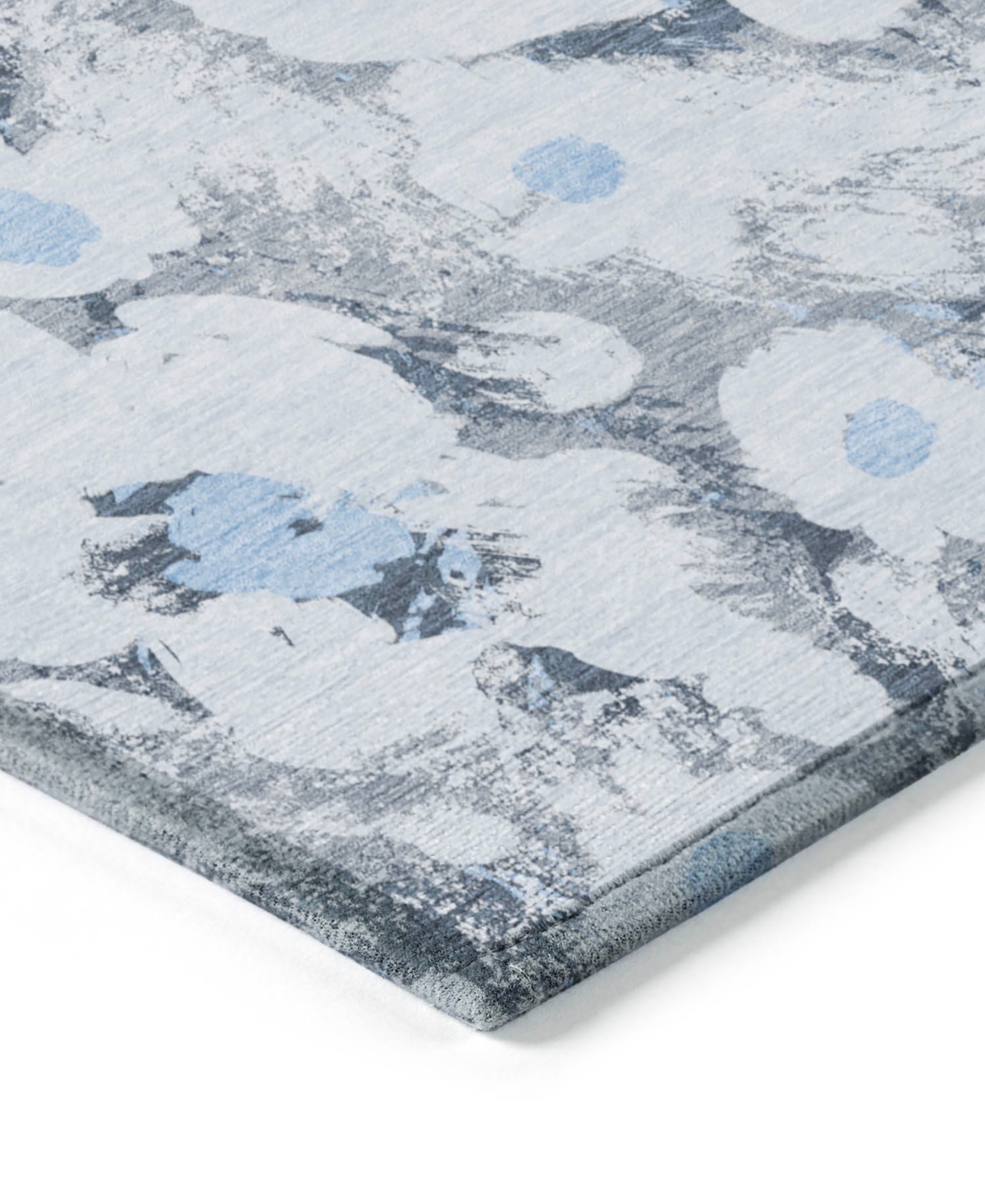Addison Chantille Machine Washable Acn538 10'x14' Area Rug In Denim