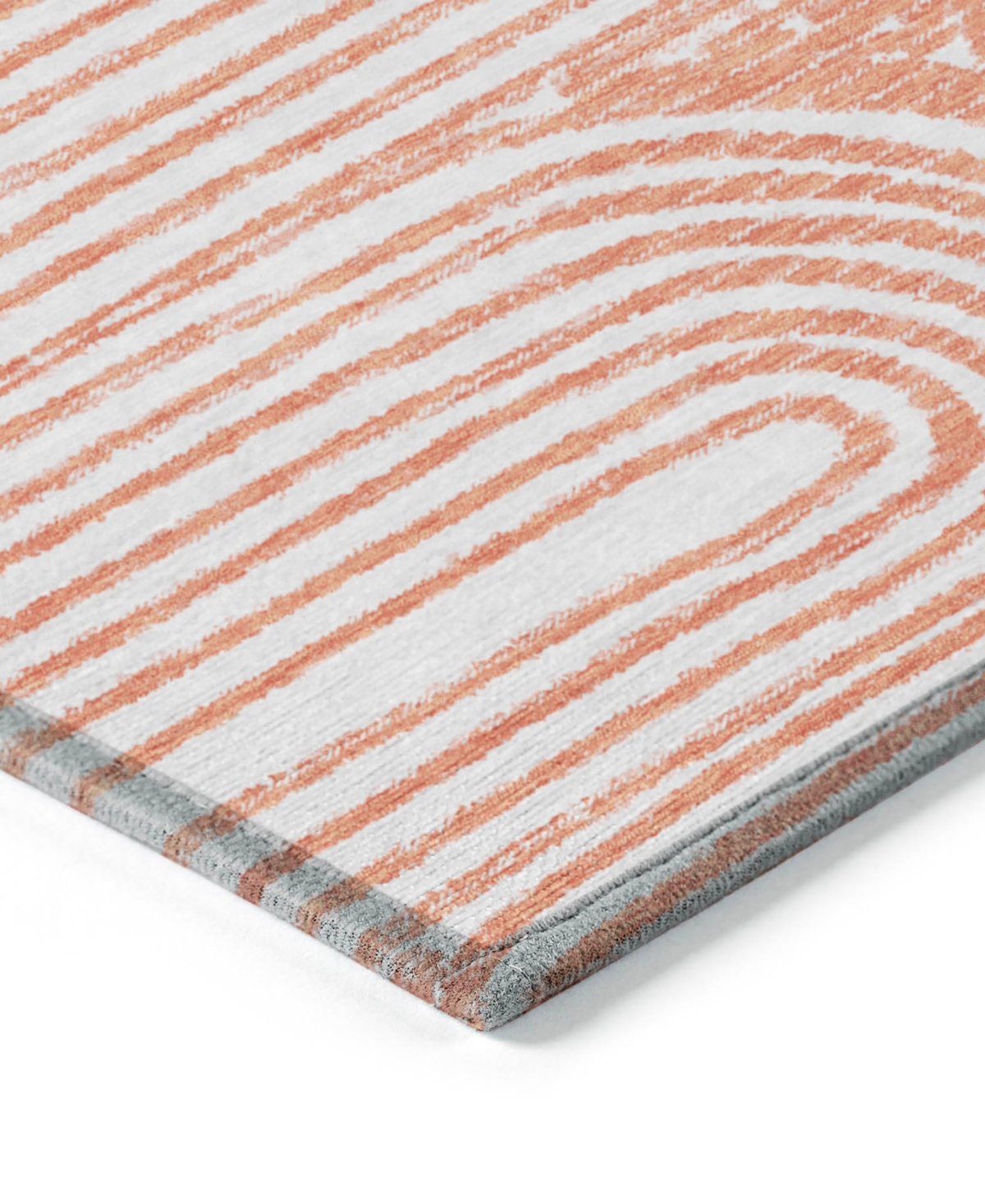 Addison Chantille Machine Washable Acn540 2'3x7'6 Runner Area Rug In Salmon