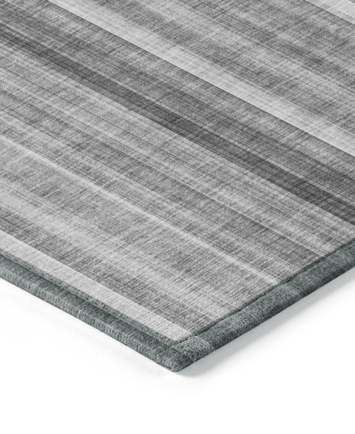Addison Chantille Machine Washable Acn543 2'6x3'10 Area Rug In Gray