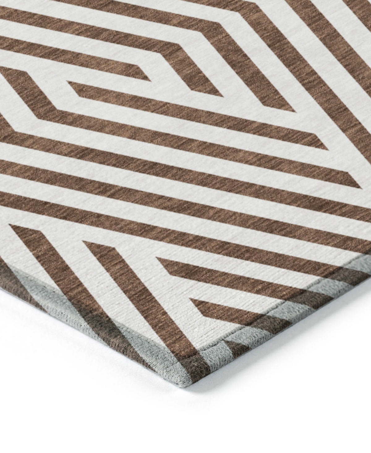 Addison Chantille Machine Washable Acn550 3'x5' Area Rug In Brown