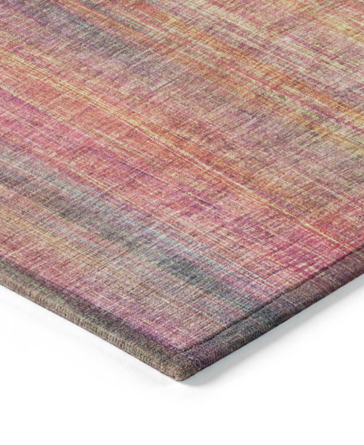 Addison Chantille Machine Washable Acn552 2'3x7'6 Runner Area Rug In Red
