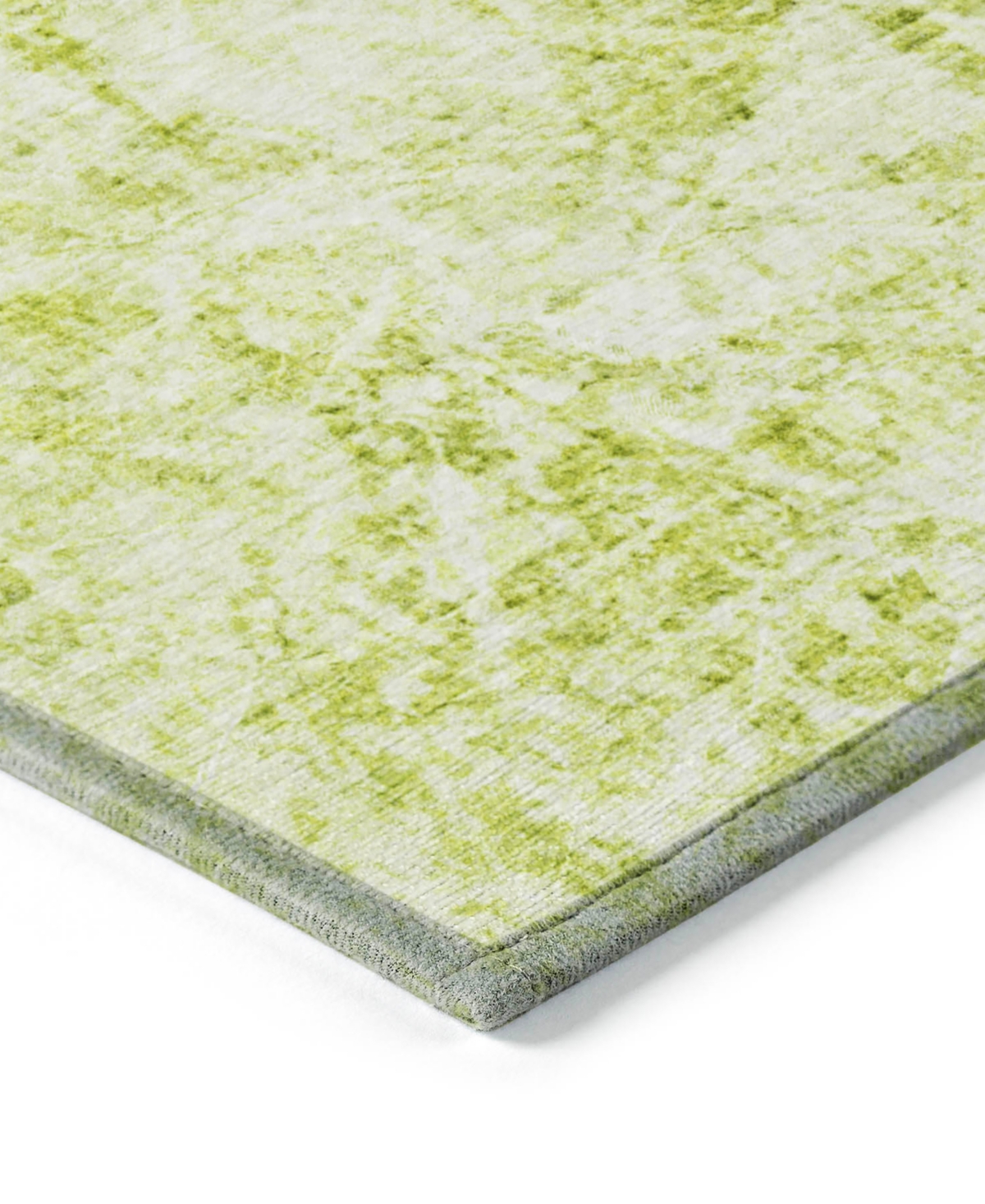 Addison Chantille Machine Washable Acn553 2'6x3'10 Area Rug In Lime