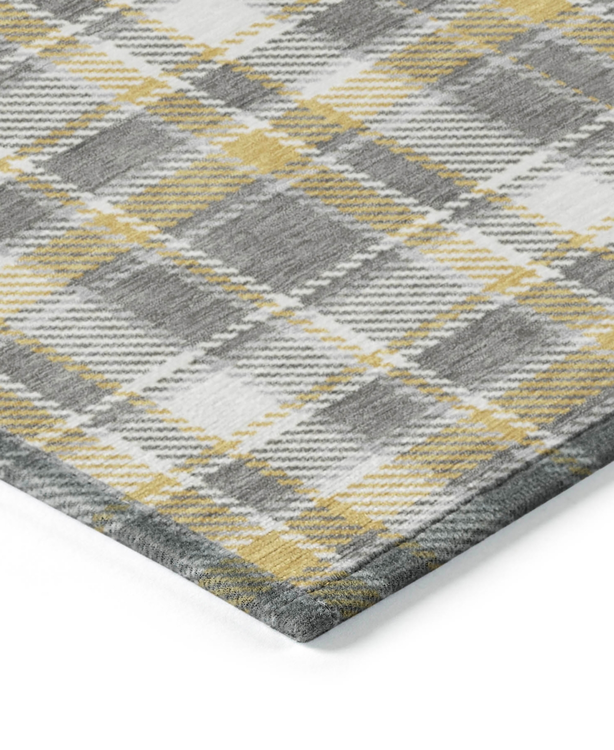 Addison Chantille Machine Washable Acn563 2'6x3'10 Area Rug In Gray