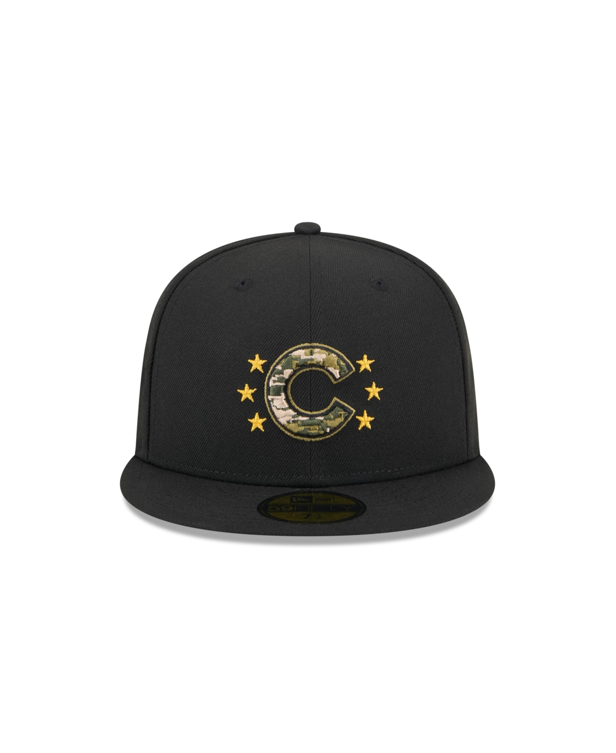 Shop New Era Men's Black Chicago Cubs 2024 Armed Forces Day On-field 59fifty Fitted Hat