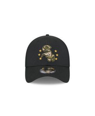Men's Black Chicago White Sox 2024 Armed Forces Day 39THIRTY Flex Hat