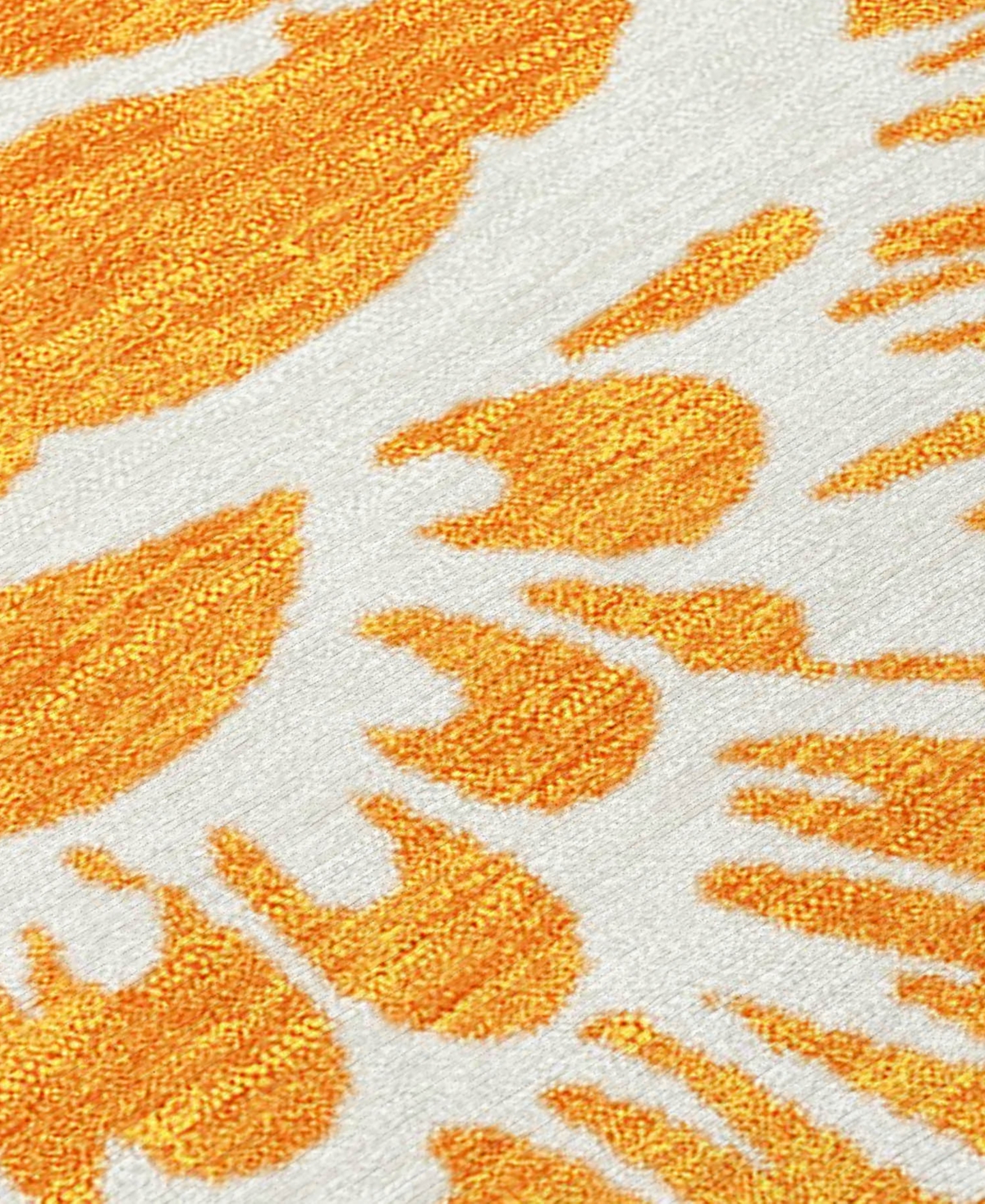 Addison Chantille Machine Washable Acn551 8'x10' Area Rug In Orange