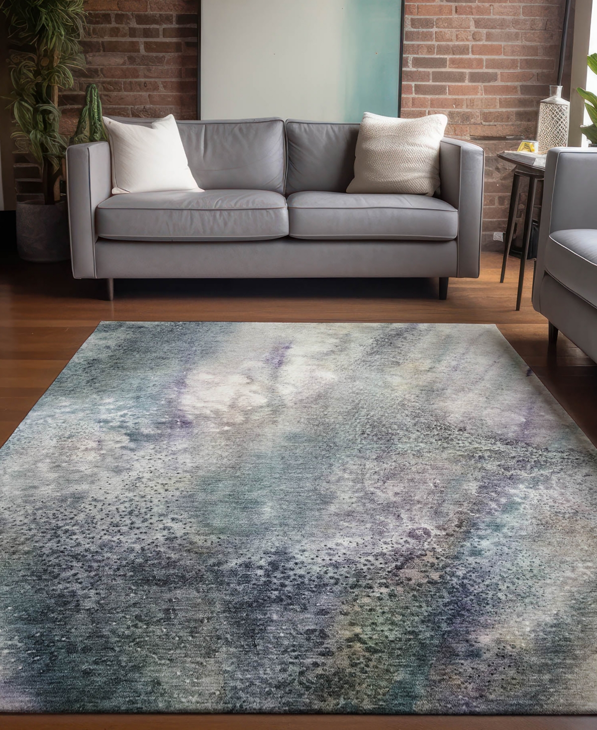 Addison Chantille Machine Washable Acn505 8'x10' Area Rug In Ivory