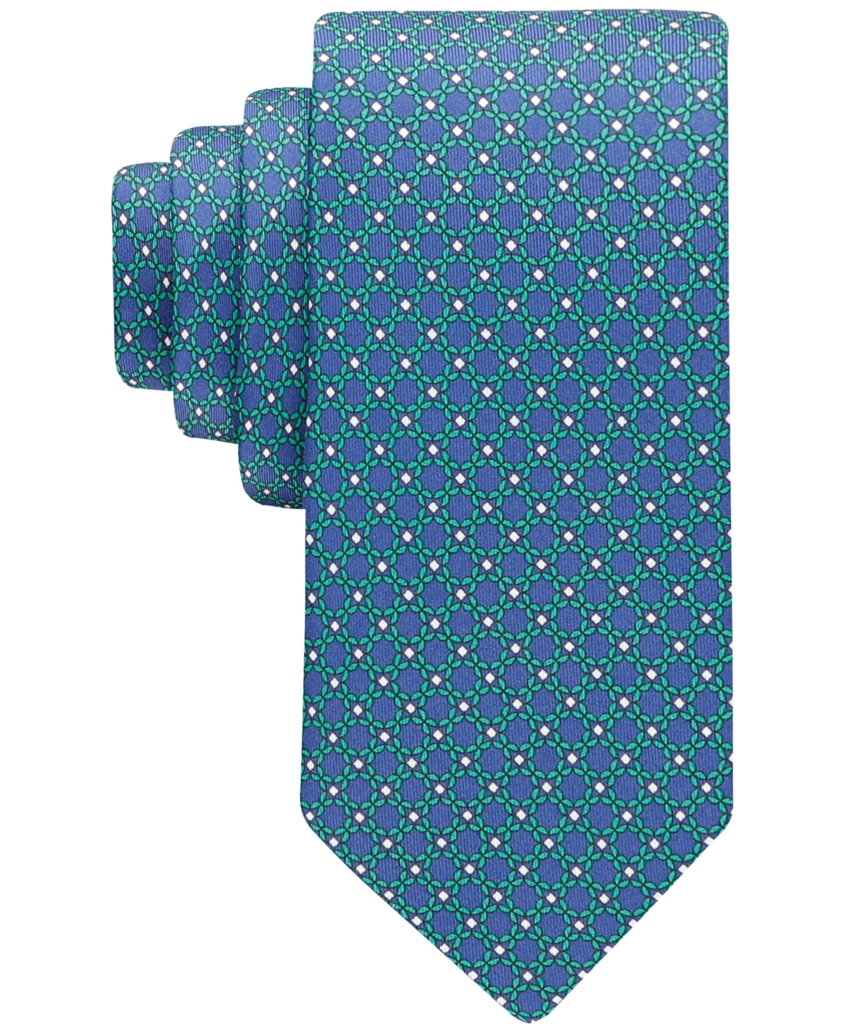 Shop Tommy Hilfiger Men's Maple Medallion Tie In Navy,green
