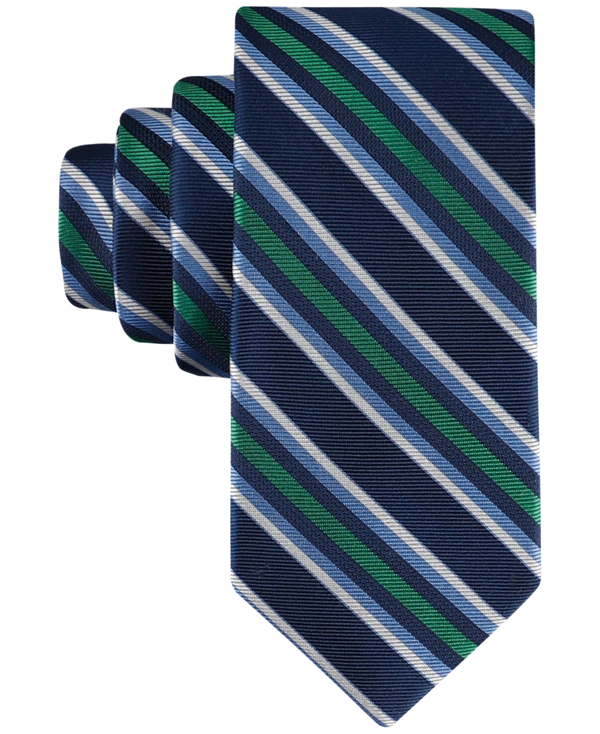 Men's Moshe Multi-Stripe Tie - Navy/green