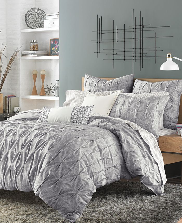 Bar III Diamond Pleat Full/Queen Comforter Macy's