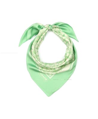 35" Textured Signature C Printed Silk Square 