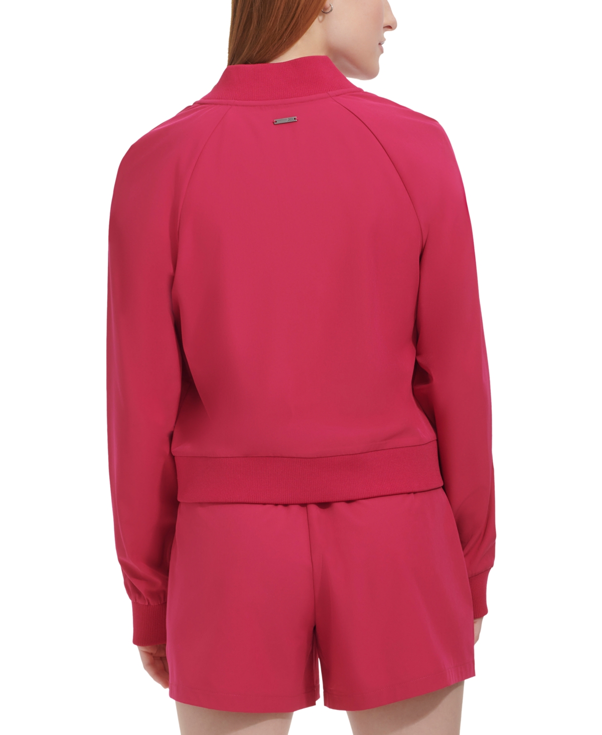 Marc New York Andrew Marc Sport Women's Woven Bomber Jacket In Dragon