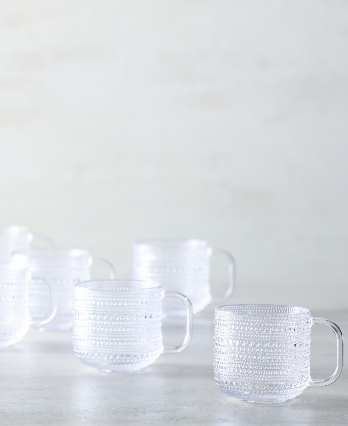 Shop Fortessa Jupiter Clear Coffee Cup 12oz, Set Of 6