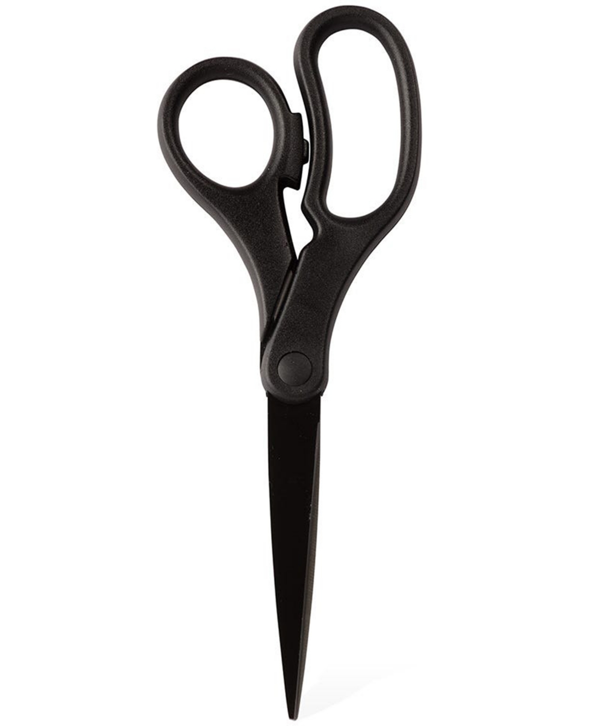 Multi-Purpose Precision Scissors - 8" - Ergonomic Handle Stainless Steel Blades - Sold Individually - Black