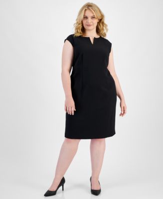 kastane 2piece layered dress サイズ0 Kasper Plus Size Sleeveless Sheath Dress - Macy's